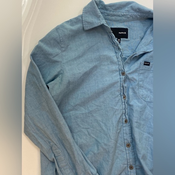 Hurley button down Jean Shacket. - Picture 5 of 6